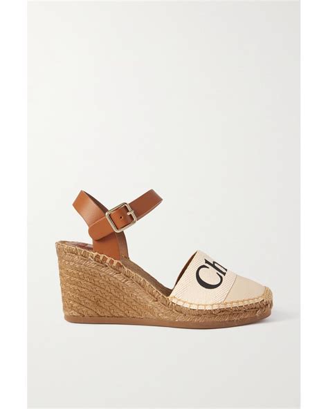 chloe lauren espadrille|chloe espadrilles woody.